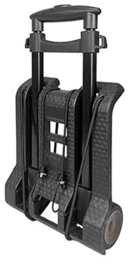 OYWEHECE Zusammenklappbarer Einkaufswagen, 2-in-1-Einkaufswagen mit Teleskopgriff, Tragbarer, Leichter Einkaufswagen, Sackkarre für Einkaufen, Transport und Camping,B
