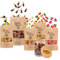 Genuss Berlin – Fruchtgummi-Bündel ohne Zucker – Zuckerfreie Süßigkeiten – Weingummi & Fruchtgummi für Kinder & Erwachsene - free sugar Gummibärchen – Gesunde Snacks – zero sugar – mit Glas