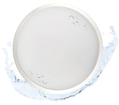 B·LED BARCELONA LED - Plafón LED con sensor de movimiento estanco - CCT - Potencia ajustable 12W-16W - Ø30cm - IP65