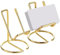 CNAFGBGG Porte-cartes de visite en or 2PCS, détenteur de cartes de visite en métal, détenteur de carte réutilisable pour le bureau, support de cartes portables pour les hommes et les femmes.