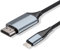 lulaven Câble 2-en-1 Lightning & Type C vers HDMI 2M, câble HDMI pour iPhone, double interface pour tous les iPhones (16/15/14/13/Pro/Max) et iPad Pro/Air,1080P HD, synchronisation vidéo et son