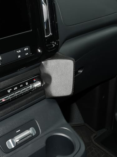 KUDA Handyhalterung passend für Mercedes Benz Vito ab 2023 - Telefonkonsole für Smartphones, Handy, Navi und mehr - Kunstlederkonsole, schwarz, 4685