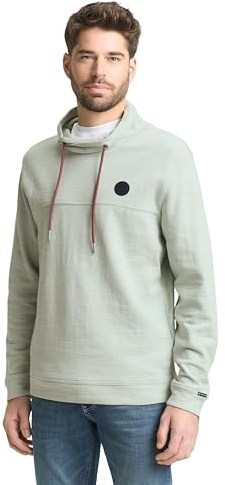 TOM TAILOR Herren Longsleeve mit Snood