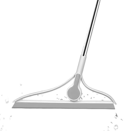 Scopa In Gomma - Scopa Per Pulizia Pavimenti,Leggera In Silicone Multifunzionale Antiadrente Per Pavimenti Pareti Piastrelle Bagno Cucine