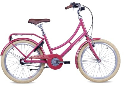 S’COOL Kinderfahrrad 20, 24, 26 Zoll, 3-Gang Nabenschaltung mit Rücktrittbremse, Chix Classic, Körpergröße 115–165 cm, 6–14 Jahre, sicher & bequem, für Jungen & Mädchen