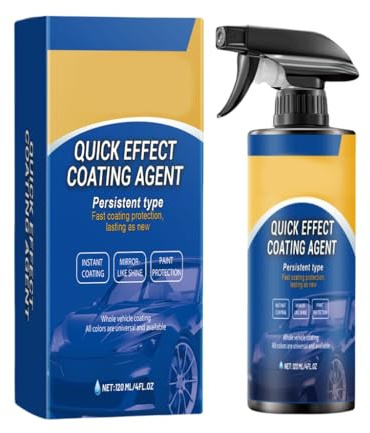 1 Stück Quick Effect Coating Agent for Car, Autopolitur Kratzer Entfernen, 3-in-1 Efficient Coating Renewal Spray, Nano Auto Coating Agent Sprays combines Reparieren, Aufhellen und Schützen