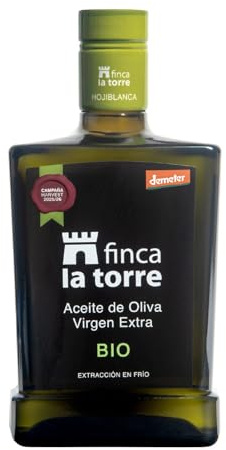 Nuovo raccolto novembre 2025 | Finca La Torre | Olio extravergine di oliva biologico Hojiblanca - Bottiglia da 500 ml