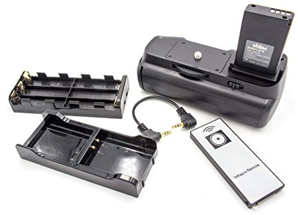 vhbw poignée Batterie, inclu Adaptateur Batterie LP-E10 pour Appareil Photo Canon EOS 1100D, EOS 1200D, EOS 1300D