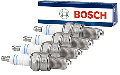 BOSCH 4x Bougie d'allumage 0 242 235 666x4 Ouverture de la clé: 16 mm Longueur du filetage: 19mm