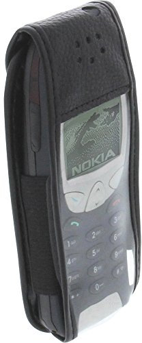 foto-kontor Pochette pour téléphone Portable Compatible avec Nokia 6210 avec fenêtre et Clip Ceinture Housse de Protection Noir