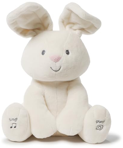 GUND Baby Flora The Bunny - Peluche Animado para Edades de 0 años en adelante, Crema, 12 Pulgadas (los Estilos Pueden Variar)
