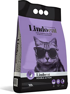 Lindo Cat Katzenstreu Lavendel Aroma feine Körnung 10 Lt