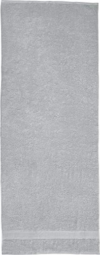 REDBEST Liegetuch Chicago Silber Größe 80x200 cm - saugstark, strapazierfähig, ideal für Reisen, Sport (weitere Farben)