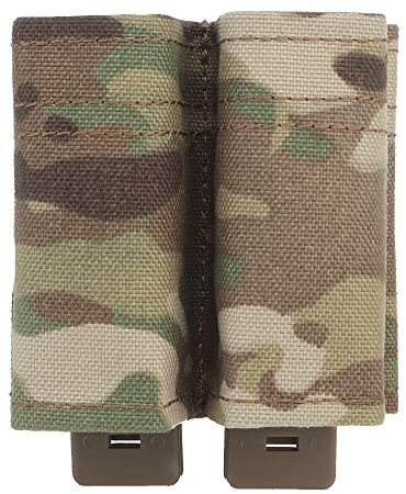 Doppelte MOLLE-Magazintasche Speed Loader-Magazinhalter mit Schnellwechseleinsatz für 9-mm-Magazine