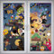 Larcenciel Halloween Fensteraufkleber, 9 Blatt Fensterbilder 170 Stück kleine Fenstersticker, Halloween Aufkleber mit Kürbis Fledermaus Vampiren, Halloween Deko für Glas, Wand, Spiegel, 20 x 30 cm