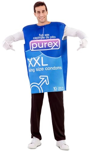 EUROCARNAVALES Kondomkostüm XXL für Erwachsene