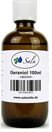 Sala Geraniol 100% natürlich aus Citronella (100 ml Glasflasche)