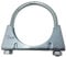 70mm Universal U Bolt Exhaust Clamps - Heavy Duty Clamp & Nuts (Pack of 2)
