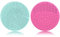 YalsFTY Make-up-Pinselreiniger aus Silikon, 2 Stück, Reinigungswerkzeug, doppelseitig, für alle Arten von Pinseln, Puderquasten und Schwämmen (grün und pink)