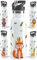 OWLBOOK® Edelstahl Trinkflasche Kinder | Wasserflasche mit Strohhalm | 600 ml | Sportdeckel | Spülmaschinenfest | Schule Sport | Schulanfang Geschenke zur Einschulung Junge Mädchen| Fuchs
