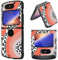 Case for Motorola Razr 5G,for Moto RAZR 5G Flip Phone Case,Slim Lightweight Hard PC Shookproof Protection Cover for Motorola Moto RAZR 5G Flip Phone (2020) XT2071,Pink Leopard Marble