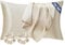 Seiwohl Satin Kissenbezug 50x70 2er Set, Weich wie Seidenkissenbezug Silk Pillowcase, Vegane Seide Kopfkissenbezug Kissenhülle Seidenkopfkissen für Haar und Haut mit 2 Haargummis, Beige