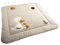 Spieldecke Ente Edda Lou, Baby Krabbeldecke 100 x 100 cm mit Spiegel, Knisterpapier, Quietsche und Rassel,