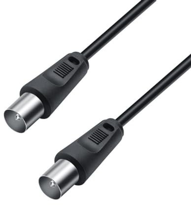 Cavo coassiale YSJJZRL RG58 9.5 TV maschio a femmina/maschio prolunga cavo antenna satellitare cavo video (50 cm,9.5 Da maschio a maschio)