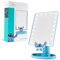 Disney Stitch LED Table Mirror with Trinket Tray, Bedroom Travel - Stitch Gifts (Blue)