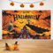 Vordpe Halloween Banner, Extra Große Halloween Hängende Banner Hintergrund Dekoration, Halloween Türdeko, für Halloween Party, Zuhause, Garten, Drinnen und Draußen (A)