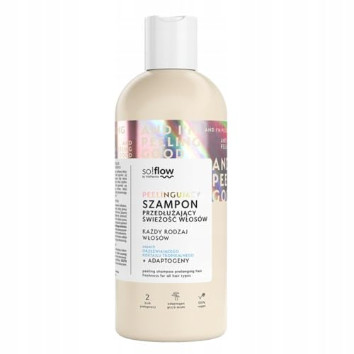 Erfrischendes Peeling Shampoo Für Die Kopfhaut – Exfolierendes Haar Shampoo Gegen Fettige Haare & Für Mehr Volumen – Klärendes Shampoo Mit Reishi Pilzen Für Sauberes, Leichtes Haar!