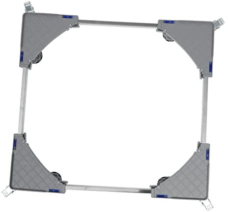 Uonlytech Estante Para Lavadora Ruedas Giratorias Soporte Ajustable Para Base Refrigerador y Lavadora