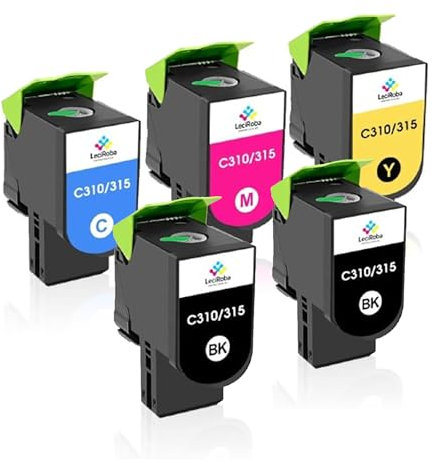 LeciRoba C310 für Xerox C310 006R04356 006R04357 006R04358 006R04359 Toner, für Xerox C310 C310dni C310dnim C315 C315dd NI C315dnim C310v/dni C310v/dnim C315v/dni C315v/dni C315v/dnim Drucker(5-Pack)
