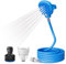 Dog Shower Sprayer, 2 in 1 Bath Massage Brush Scrubber Handheld Pet Shower Grooming Hose Sprayer Silicone Dog Shower Head for Bathing Grooming Massage Outdoor Indoor Bath