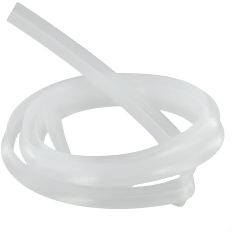 Shower Door Seal Strip 2m Length Curved Glass Door Seal Strip Transparent Shower Screen Seal Replacement (8mm)