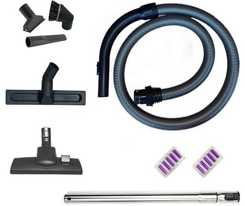 Kit d'entretien complet compatible avec Miele CX1 Blizzard Series | Powerline | Confort | Flex | Excellence | Chat et chien | Comprend un tube d'extension télescopique, un tuyau, des outils de sol