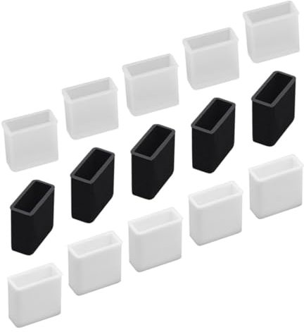 SHINEOFI 30pcs Usb Port Cover Dust Plugs Black White for Charging Ports Convenient Socket Cover for Usb Plugs