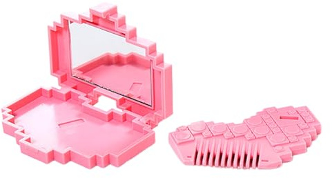 Spliss Haartrimmer Pony-Rasurbürste Mit Spiegel | Herzförmiger Trimmer Für Tote Spitzen Für Reisen, Outdoor, Zuhause, Tägliche Routine, Persönliche Pflege Und Schnelle