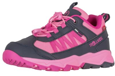 Trollkids Kids Tronfjell Hiker Low 35, Candy pink/Fresh Berry