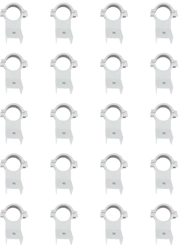 Tuminfar 20X Support LNB Bande KU pour Antennes Paraboliques, Support en Plastique de 20 Mm, Résistant Aux Intempéries, pour Plusieurs Tailles D'Antennes Paraboliques.