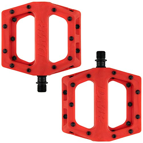 DMR V11 Plastic 9/16 Inch Platform Bike Pedals Red