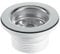 McAlpine BSW10PR 70mm Flange Centre Pin Sink Waste, White