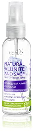 Deodorant Body Spray Natural Almond and Sage, TianDe 30115, 100ml, Protection of sensitive skin!