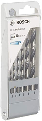 BOSCH 2608577346 - Broca para metal HSS PointTeQ 6pcs set