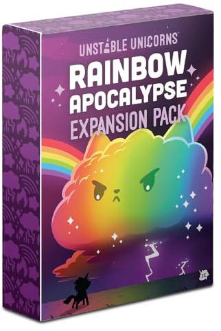 Unstable Games | Unstable Unicorns Rainbow Apocalypse Expansion | Card Game | Ages 14+ | 2-8 Players | 30-45 Minutes Playing Time