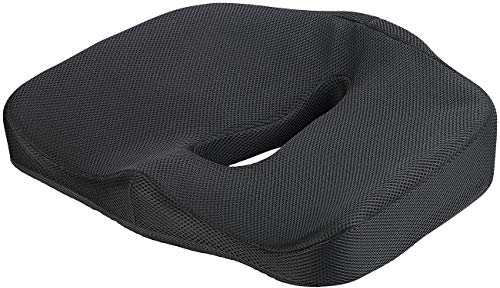Newgen Medicals Autositzkissen: Ergonomisches Memory-Foam-Sitzkissen für Auto, Schreibtisch u.v.m. (Ergonomische Sitzauflage Auto, Orthopädisches Sitzkissen, Orthopädische Autositzauflagen)