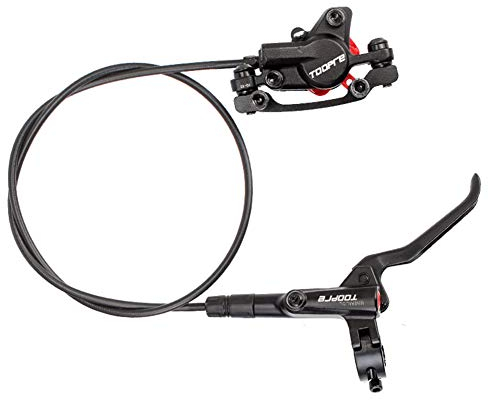 WANGQI WANI Hydraulische Bremsen Set, Fahrrad Scheibenbremse Set Hydraulik Fahrrad Vorne/hinten Scheibenbremse Mountain Bike Öl Scheibenbremse Rotor Hebel(Vorre Ölscheibe rechts)