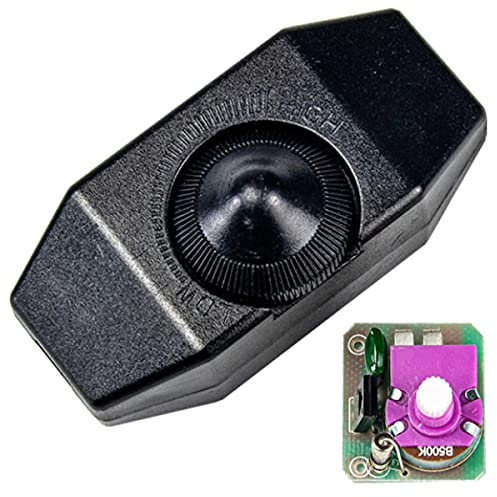Jiuxuerim Inline Dimmer Switch Manual Knob Dimmer Switch Rotary Trailing Edge Dimmer for Lamps Lights 220V-240V