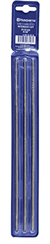 Lima redonda para cadena Husqvarna de 4,0 mm, 3 piezas de corte intensivo