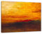 Generisch William Turner - Sunset als Leinwandbild / Größe: 100x70 cm / Wandbild / Kunstdruck / fertig bespannt